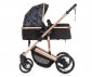 Комбинирана бебешка количка с обръщаща се седалка за деца до 22кг Chipolino Енигма, абанос KKEN02301EB thumb 4