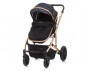 Комбинирана бебешка количка с обръщаща се седалка за деца до 22кг Chipolino Енигма, абанос KKEN02301EB thumb 6