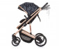 Комбинирана бебешка количка с обръщаща се седалка за деца до 22кг Chipolino Енигма, абанос KKEN02301EB thumb 7