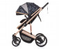 Комбинирана бебешка количка с обръщаща се седалка за деца до 22кг Chipolino Енигма, абанос KKEN02301EB thumb 8