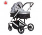 Комбинирана бебешка количка с обръщаща се седалка за деца до 22кг Chipolino Енигма, глетчер KKEN02302GL thumb 2