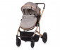 Комбинирана бебешка количка с обръщаща се седалка за деца до 22кг Chipolino Енигма, пясък KKEN02303SA thumb 6