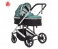 Комбинирана бебешка количка с обръщаща се седалка за деца до 22кг Chipolino Енигма, алое KKEN02304AL thumb 2
