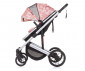 Комбинирана бебешка количка с обръщаща се седалка за деца до 22кг Chipolino Енигма, розова KKEN02305RW thumb 8