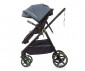 Комбинирана бебешка количка с обръщаща се седалка за деца до 22кг Chipolino Misty, графит KKMT02302GT thumb 5
