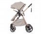Комбинирана бебешка количка с обръщаща се седалка за деца до 22кг Chipolino Misty, пясък KKMT02303SA thumb 5