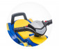 Детско музикално ATV за яздене и бутане с крачета Chipolino Goodyear, синьо ROCATVGY0232B thumb 8