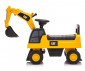 Детска кола за яздене и бутане с крачета Chipolino CAT Багер, жълта ROCCAT02301YE thumb 2