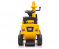 Детска кола за яздене и бутане с крачета Chipolino CAT Багер, жълта ROCCAT02301YE thumb 4