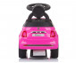 Детска музикална количка за яздене и бутане с крачета Chipolino Фиат 500, розова ROCFT0184PI thumb 4