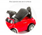 Детска музикална количка за яздене и бутане с крачета Chipolino Фиат 500, розова ROCFT0184PI thumb 5