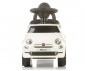 Детска музикална количка за яздене и бутане с крачета Chipolino Фиат 500, бяла ROCFT0181WH thumb 2
