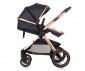 Комбинирана бебешка количка с обръщаща се седалка за деца до 22кг Chipolino Аспен, абанос KKAS02301EB thumb 10