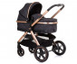 Комбинирана бебешка количка с обръщаща се седалка за деца до 22кг Chipolino Аспен, абанос KKAS02301EB thumb 2
