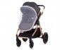 Комбинирана бебешка количка с обръщаща се седалка за деца до 22кг Chipolino Аспен, абанос KKAS02301EB thumb 7