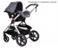 Комбинирана бебешка количка с обръщаща се седалка за деца до 22кг Chipolino Аспен, графит KKAS02302GT thumb 12