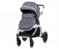 Комбинирана бебешка количка с обръщаща се седалка за деца до 22кг Chipolino Аспен, графит KKAS02302GT thumb 6