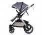 Комбинирана бебешка количка с обръщаща се седалка за деца до 22кг Chipolino Аспен, графит KKAS02302GT thumb 8