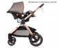 Комбинирана бебешка количка с обръщаща се седалка за деца до 22кг Chipolino Аспен, пясък KKAS02303SA thumb 11