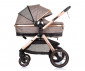 Комбинирана бебешка количка с обръщаща се седалка за деца до 22кг Chipolino Аспен, пясък KKAS02303SA thumb 3