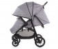 Комбинирана бебешка количка за близнаци до 15кг всяко Chipolino Top Stars, графит KBTP02302GT thumb 5