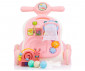 Бебешка музикална играчка-проходилка на колела за прохождане 3в1 Chipolino Мече, розова MIKBEA0232PI thumb 3