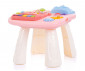 Бебешка музикална играчка-проходилка на колела за прохождане 3в1 Chipolino Мече, розова MIKBEA0232PI thumb 4