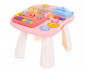 Бебешка музикална играчка-проходилка на колела за прохождане 3в1 Chipolino Мече, розова MIKBEA0232PI thumb 5