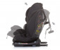 Столче за кола за новородено бебе с тегло до 36кг. с въртяща се функция Chipolino Техно Isofix 360°, абанос STKTH02301EB thumb 6
