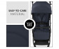 Сгъваема и преносима лятна бебешка количка за новородени с тегло до 25кг Hauck Travel N Care, тъмно синя 160169 thumb 9