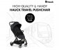 Сгъваема и преносима лятна бебешка количка за новородени с тегло до 25кг Hauck Travel N Care Plus, черна 160183 thumb 4