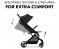 Сгъваема и преносима лятна бебешка количка за новородени с тегло до 25кг Hauck Travel N Care Plus, черна 160183 thumb 9