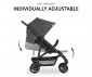 Сгъваема и преносима лятна бебешка количка за новородени с тегло до 25кг Hauck Rapid 4, сива 148464 thumb 8