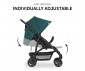 Сгъваема и преносима лятна бебешка количка за новородени с тегло до 25кг Hauck Rapid 4, петрол 148471 thumb 8