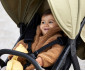 Сгъваема и преносима лятна бебешка количка за новородени с тегло до 25кг Hauck Rapid 4D, бежова 148969 thumb 12