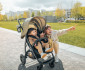 Сгъваема и преносима лятна бебешка количка за новородени с тегло до 25кг Hauck Rapid 4D, бежова 148969 thumb 17