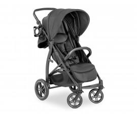 Сгъваема и преносима лятна бебешка количка за новородени с тегло до 25кг Hauck Rapid 4D, черна 148952