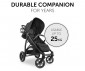 Сгъваема и преносима лятна бебешка количка за новородени с тегло до 25кг Hauck Rapid 4D, черна 148952 thumb 9