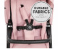 Комбинирана бебешка количка до 25 кг. Hauck Vision X Set Silver, розова 165263 thumb 5