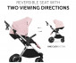 Комбинирана бебешка количка до 25 кг. Hauck Vision X Set Silver, розова 165263 thumb 7