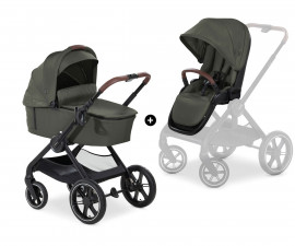 Комбинирана бебешка количка до 25 кг. Hauck Walk N Care Air Set, UV50+, тъмна маслина 165492