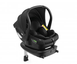 Бебешко столче/кошница за автомобил за новородени бебета с тегло до 13кг. Hauck Drive N Care Set i-Size с база, 40-87 см, черно, 614341
