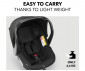 Бебешко столче/кошница за автомобил за новородени бебета с тегло до 13кг. Hauck Drive N Care Set i-Size с база, 40-87 см, черно, 614341 thumb 10