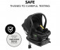 Бебешко столче/кошница за автомобил за новородени бебета с тегло до 13кг. Hauck Drive N Care Set i-Size с база, 40-87 см, черно, 614341 thumb 4