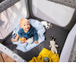 Преносима сгъваема кошара на 1 ниво за бебе за спане и игра Hauck Sleep N Play SQ, до 15кг, квадратна, сива, 87 х 87 см 606490 thumb 17