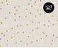 Чаршаф с ластик за бебешки матрак за сгъваема кошара Hauck, бежови точки, 120 х 60 см 599228 thumb 6