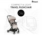 Сгъваема и преносима лятна бебешка количка за новородени с тегло до 25кг Hauck Travel N Care, сива 16015 thumb 3