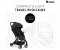 Сгъваема и преносима лятна бебешка количка за новородени с тегло до 25кг Hauck Travel N Care, черна 16014 thumb 2