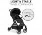 Сгъваема и преносима лятна бебешка количка за новородени с тегло до 25кг Hauck Travel N Care, черна 16014 thumb 3
