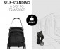 Сгъваема и преносима лятна бебешка количка за новородени с тегло до 25кг Hauck Travel N Care, черна 16014 thumb 5